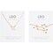Leo Zodiac Necklace and Bracelet, Gold Constellation Astrology Jewelry Gift Set for Women